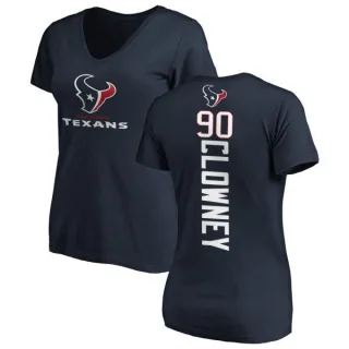 Jadeveon Clowney Women's Houston Texans Backer Slim Fit T-Shirt - Navy