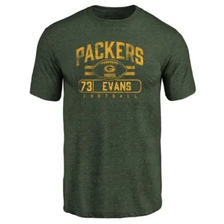 Jahri Evans Green Bay Packers Flanker Tri-Blend T-Shirt - Green