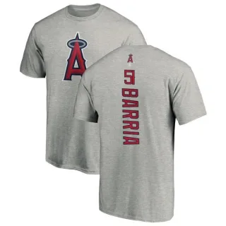 Jaime Barria Los Angeles Angels Backer T-Shirt - Ash