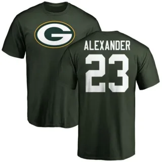 Jaire Alexander Green Bay Packers Name & Number Logo T-Shirt - Green