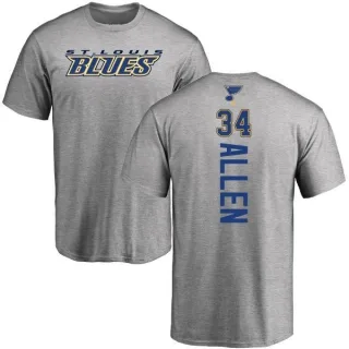 Jake Allen St. Louis Blues Backer T-Shirt - Ash