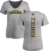 Jake DeBrusk Women's Boston Bruins Backer T-Shirt - Ash