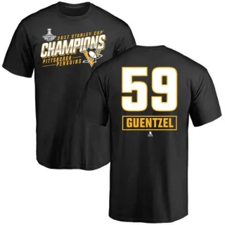 Jake Guentzel Pittsburgh Penguins 2017 Stanley Cup Champions Extra T-Shirt
 - Black