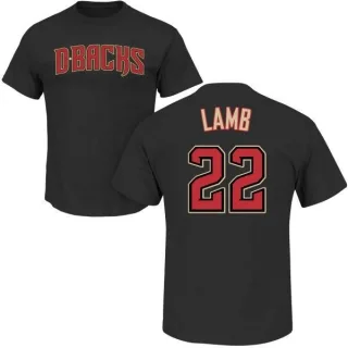 Jake Lamb Arizona Diamondbacks Name & Number T-Shirt - Black