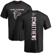 Jake Matthews Atlanta Falcons Backer T-Shirt - Black