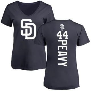 Jake Peavy Women's San Diego Padres Backer Slim Fit T-Shirt - Navy