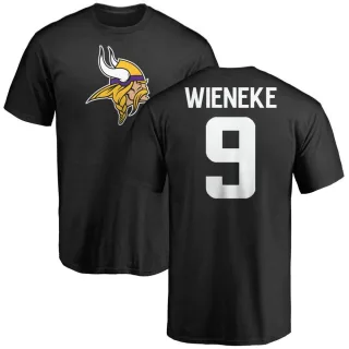 Jake Wieneke Minnesota Vikings Name & Number Logo T-Shirt - Black