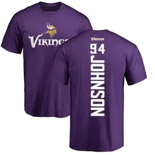 Jaleel Johnson Minnesota Vikings Backer T-Shirt - Purple