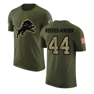 Jalen Reeves-Maybin Detroit Lions Olive Salute to Service Legend T-Shirt