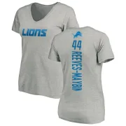 Jalen Reeves-Maybin Women's Detroit Lions Backer V-Neck T-Shirt - Ash