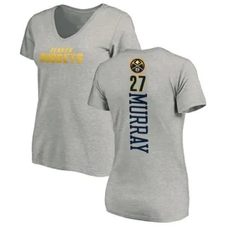 Jamal Murray Women's Denver Nuggets Ash Backer T-Shirt