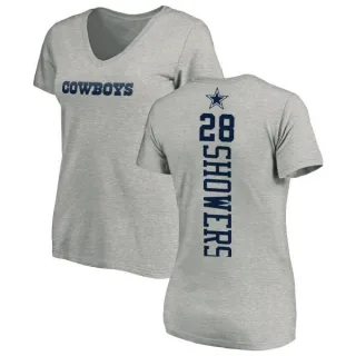 Jameill Showers Women's Dallas Cowboys Backer Slim Fit T-Shirt - Ash