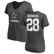 Jameill Showers Women's Dallas Cowboys One Color T-Shirt - Ash