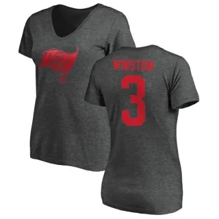 Jameis Winston Women's Tampa Bay Buccaneers One Color T-Shirt - Ash