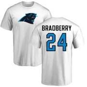 James Bradberry Carolina Panthers Name & Number Logo T-Shirt - White