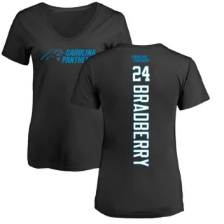 James Bradberry Women's Carolina Panthers Backer Slim Fit T-Shirt - Black