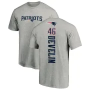 James Develin New England Patriots Backer T-Shirt - Ash