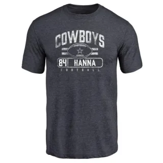 James Hanna Dallas Cowboys Flanker Tri-Blend T-Shirt - Navy