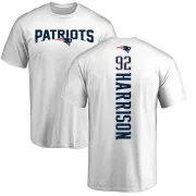 James Harrison New England Patriots Backer T-Shirt - White