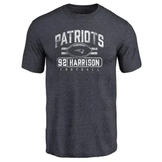 James Harrison New England Patriots Flanker Tri-Blend T-Shirt - Navy