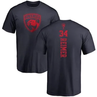 James Reimer Florida Panthers One Color Backer T-Shirt - Navy