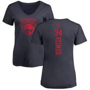 James Reimer Women's Florida Panthers One Color Backer T-Shirt - Navy