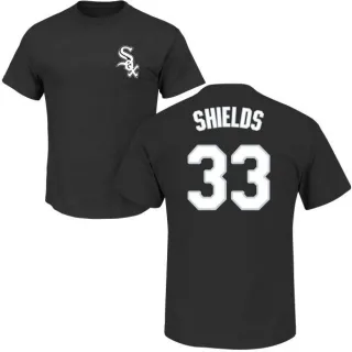 James Shields Chicago White Sox Name & Number T-Shirt - Black