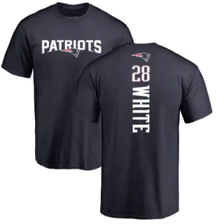 James White New England Patriots Backer T-Shirt - Navy