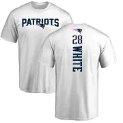 James White New England Patriots Backer T-Shirt - White