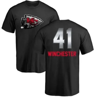 James Winchester Kansas City Chiefs Midnight Mascot T-Shirt - Black