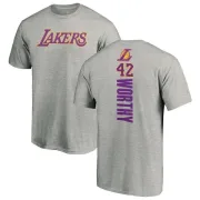 James Worthy Los Angeles Lakers Ash Backer T-Shirt