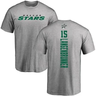 Jamie Langenbrunner Dallas Stars Backer T-Shirt - Ash