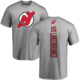 Jamie Langenbrunner New Jersey Devils Backer T-Shirt - Ash