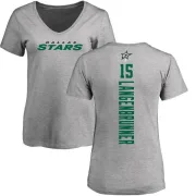 Jamie Langenbrunner Women's Dallas Stars Backer T-Shirt - Ash