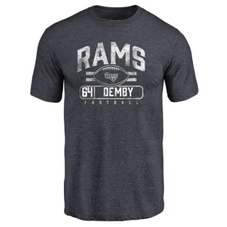 Jamil Demby Los Angeles Rams Flanker Tri-Blend T-Shirt - Navy