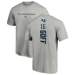 Jared Goff Los Angeles Rams Backer T-Shirt - Ash