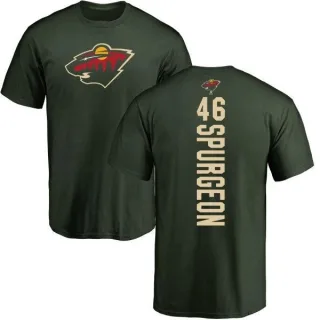 Jared Spurgeon Minnesota Wild Backer T-Shirt - Green