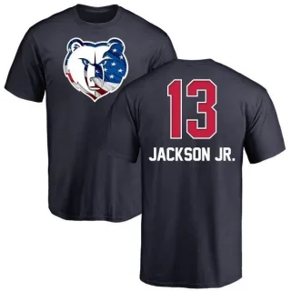 Jaren Jackson Jr. Memphis Grizzlies Navy Name and Number Banner Wave T-Shirt