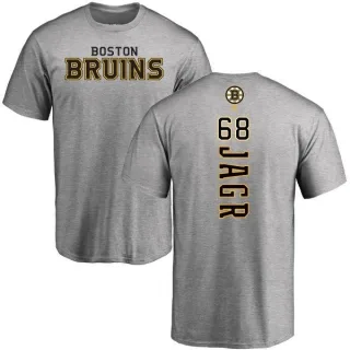 Jaromir Jagr Boston Bruins Backer T-Shirt - Ash