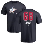 Jaromir Jagr Dallas Stars Name and Number Banner Wave T-Shirt - Navy