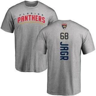 Jaromir Jagr Florida Panthers Backer T-Shirt - Ash