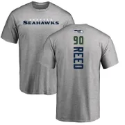 Jarran Reed Seattle Seahawks Backer T-Shirt - Ash