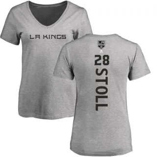 Jarret Stoll Women's Los Angeles Kings Backer T-Shirt - Ash