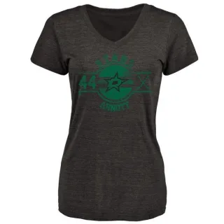 Jason Arnott Women's Dallas Stars Insignia Tri-Blend T-Shirt - Black