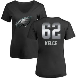 Jason Kelce Women's Philadelphia Eagles Midnight Mascot T-Shirt - Black