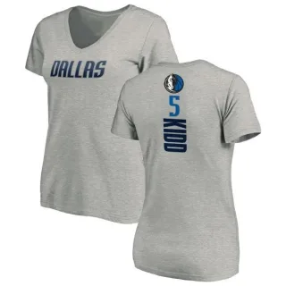 Jason Kidd Women's Dallas Mavericks Ash Backer T-Shirt