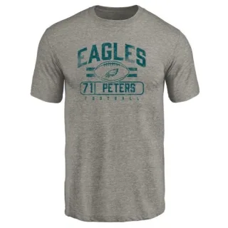 Jason Peters Philadelphia Eagles Flanker Tri-Blend T-Shirt - Gray