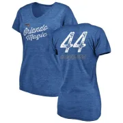 Jason Williams Women's Orlando Magic Royal Sideline Tri-Blend V-Neck T-Shirt