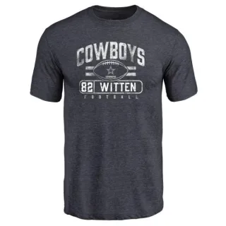 Jason Witten Dallas Cowboys Flanker Tri-Blend T-Shirt - Navy