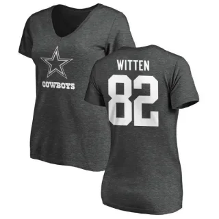 Jason Witten Women's Dallas Cowboys One Color T-Shirt - Ash